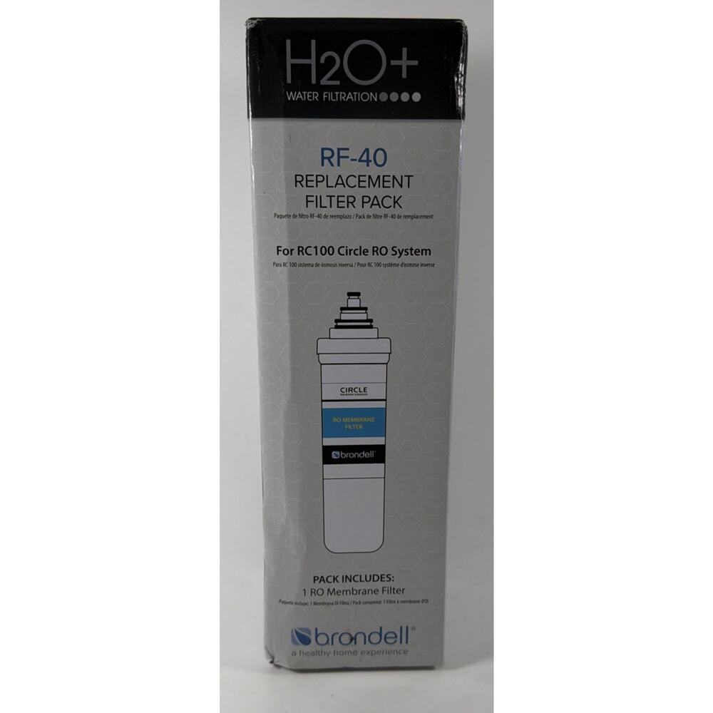 Brondell RF-40 Membrane Water Filter Replacement for Circle RO System RC100 New